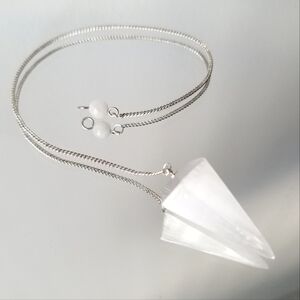 Selenite Crystal Pendulum
